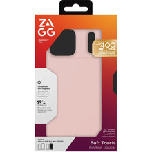 Заредете изображение във визуализатора на галерията – ZAGG case MANHATTAN SNAP compatible with MagSafe for IPHONE 17 Pro Max pink blush
