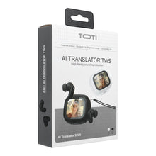 Заредете изображение във визуализатора на галерията – Toti TWS AI Translator ST25 black
