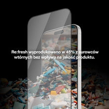 Заредете изображение във визуализатора на галерията – PanzerGlass Re:fresh Glass for iPhone 15 Pro with positioner
