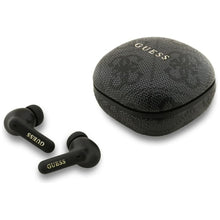 Заредете изображение във визуализатора на галерията – Wireless earphones TWS ENC Guess 4G Classic Metal Logo black
