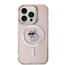 Заредете изображение във визуализатора на галерията – Karl Lagerfeld IML Choupette MagSafe case for iPhone 14 Pro Max - pink
