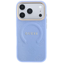 Заредете изображение във визуализатора на галерията – Case for IPHONE 18 Pro/17 Pro compatible with MagSafe (Saffiano Peony Ring) light blue
