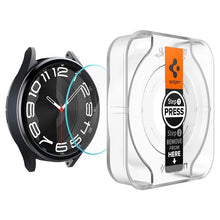 Заредете изображение във визуализатора на галерията – Spigen Glas.tR EZ Fit tempered glass for Samsung Galaxy Watch 6 Classic (43 mm) - 2 pcs.
