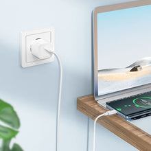 Заредете изображение във визуализатора на галерията – Cable USB C to USB C Hoco 3A 60W 2 m X88 white
