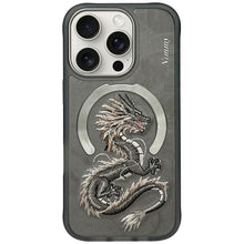 Заредете изображение във визуализатора на галерията – NIMMY case DRAGON compatible with MagSafe for IPHONE 16 Pro gray
