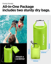Заредете изображение във визуализатора на галерията – Spigen Aqua Shield A630 bag waterproof 20 l + bag 2 l - green
