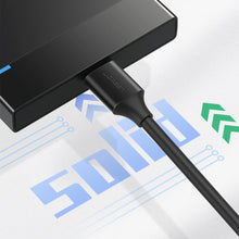 Заредете изображение във визуализатора на галерията – Ugreen US130 10840 USB-A 3.0 - micro USB-B cable 0.5m - black
