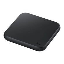 Заредете изображение във визуализатора на галерията – Samsung Duo Pad inductive charger with EP-P1300TBEGEU Qi 9W wall charger - black
