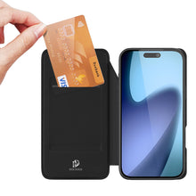 Заредете изображение във визуализатора на галерията – DUX DUCIS wallet case SKIN PRO for IPHONE 17 AIR black
