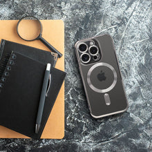 Заредете изображение във визуализатора на галерията – ELECTRO MAG COVER case compatible with MagSafe for SAMSUNG A37 titanium grey
