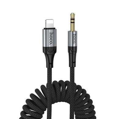 Cable AUX Jack 3,5 mm to Lightning Hoco 1,5 m UPA33A black