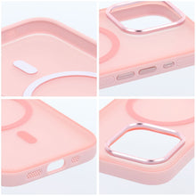 Заредете изображение във визуализатора на галерията – Case for iPhone 16 PRO MAX Flexline Mag Cover compatible with MagSafe pink
