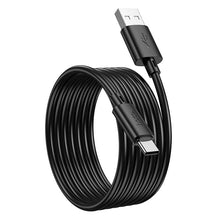 Заредете изображение във визуализатора на галерията – Cable USB A to USB C Hoco 3A 2 m X88 black
