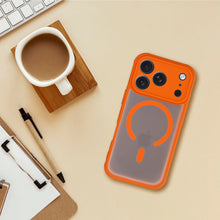 Заредете изображение във визуализатора на галерията – Case for iPhone 18 Pro Max / 17 Pro Max Full Matte Mag Cover compatible with MagSafe orange
