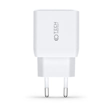 Заредете изображение във визуализатора на галерията – Tech-Protect C35W-2 mains charger 2x USB-C PD 35W - black
