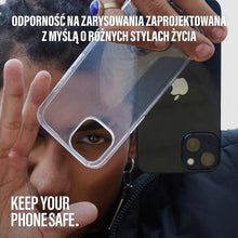 Заредете изображение във визуализатора на галерията – SAFE by PanzerGlass recycled TPU case for iPhone 15 Plus - transparent
