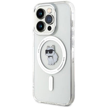 Заредете изображение във визуализатора на галерията – Karl Lagerfeld IML Choupette MagSafe case for iPhone 13 Pro Max - transparent
