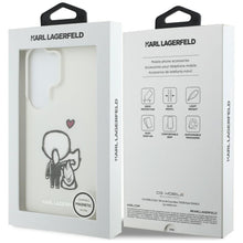 Заредете изображение във визуализатора на галерията – KARL LAGERFELD case for SAMSUNG S26 Ultra KLHMS26L6HKCBHH (Magnetic IML K&amp;C Back Logo) transparent
