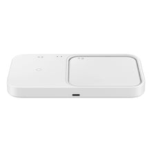 Заредете изображение във визуализатора на галерията – Samsung Wireless Charger Duo EP-P5400TWEGEU inductive charger 15W - white + mains charger + cable
