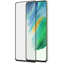 Заредете изображение във визуализатора на галерията – SAFE by PanzerGlass Edge-to-Edge tempered glass for Samsung Galaxy S21 FE - with black frame
