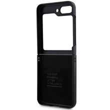 Заредете изображение във визуализатора на галерията – BMW Leather Carbon case for Samsung Galaxy Z Flip 5 - black
