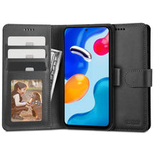 Заредете изображение във визуализатора на галерията – Tech-Protect Wallet case for Xiaomi Redmi Note 11 / 11S - black
