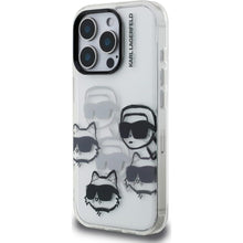Заредете изображение във визуализатора на галерията – KARL LAGERFELD case for IPHONE 16 PRO MAX KLHCP16XHMCHKCT (IML Multi K&amp;C Head Pattern)
