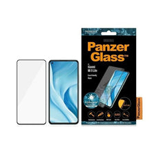 Заредете изображение във визуализатора на галерията – PanzerGlass E2E Regular tempered glass for Xiaomi Mi 11 Lite 5G antibacterial - with black frame
