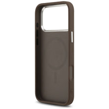 Заредете изображение във визуализатора на галерията – GUESS case for IPHONE 17 Pro compatible with MagSafe GUHMP17LPSAREGSW (PU W/ Classic Logo) brown

