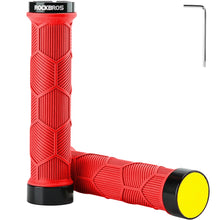 Заредете изображение във визуализатора на галерията – Rockbros 40720007002 bicycle grips with reflector - red
