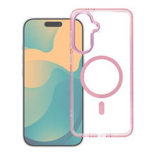 Заредете изображение във визуализатора на галерията – Case for Samsung S25 FE / S26 FE Frame Clear Hybrid Mag Cover compatible with MagSafe powder pink
