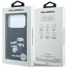Заредете изображение във визуализатора на галерията – KARL LAGERFELD case for IPHONE 18 Pro /17 Pro compatible with MagSafe (Bodies Sketch) black
