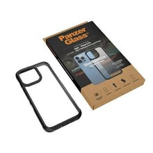 Заредете изображение във визуализатора на галерията – PanzerGlass ClearCase antibacterial Military Grade certified case for iPhone 13 Pro - transparent and black
