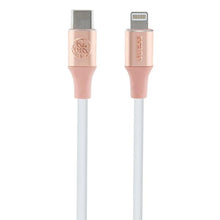 Заредете изображение във визуализатора на галерията – Guess Ebossed Logo USB-C / Lightning Cable 1.5m Fast Charging - Pink
