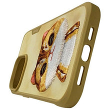 Заредете изображение във визуализатора на галерията – NIMMY case BIG EYED PET 2.0 Cat for IPHONE 15 Pro Max khaki
