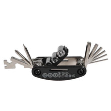 Заредете изображение във визуализатора на галерията – Rockbros GJ1601 16-in-1 multi-tool for bicycle repair - black
