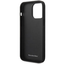 Заредете изображение във визуализатора на галерията – Mercedes Leather Stars Pattern case for iPhone 14 Pro Max - black
