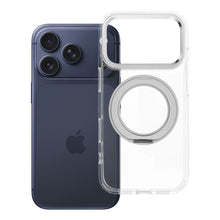 Заредете изображение във визуализатора на галерията – Case for iPhone 18 Pro / 17 Pro Frame Circle Stand compatible with MagSafe transparent
