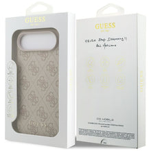 Заредете изображение във визуализатора на галерията – GUESS case for IPHONE 17 Air GUHCP17MG4GFPI (PU 4G Classic) pink
