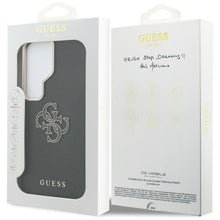 Заредете изображение във визуализатора на галерията – GUESS case for SAMSUNG S26 Ultra GUHCS26L5PS4RGGK (Grained Big 4G Metal Logo) black
