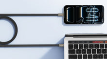 Заредете изображение във визуализатора на галерията – Flat cable Type C to Type C VEGER PD 5A 240W CC2-MTB 1,5 m black
