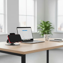 Заредете изображение във визуализатора на галерията – Forcell F-GRIP Fold Stand 2 360 desk holder grey
