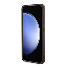 Заредете изображение във визуализатора на галерията – Original Case GUESS - hardcase 4G Metal Gold Logo GUOHCSA35G4GFBR for Samsung Galaxy A35 brown
