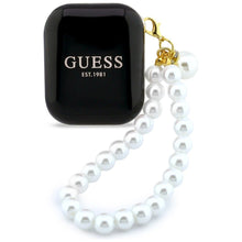Заредете изображение във визуализатора на галерията – Wireless earphone GUESS TWS Pearl Strap GUE005292 black
