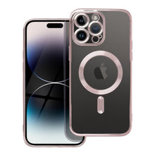 Заредете изображение във визуализатора на галерията – ELECTRO MAG COVER case compatible with MagSafe for IPHONE 17 Pro Max rose gold
