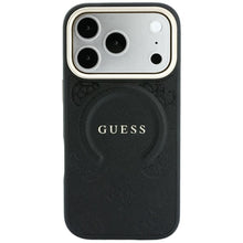 Заредете изображение във визуализатора на галерията – Case for IPHONE 18 Pro/17 Pro compatible with MagSafe (Saffiano Peony Ring) black

