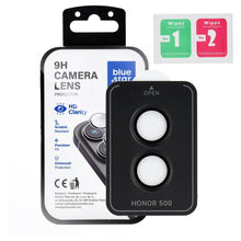 Заредете изображение във визуализатора на галерията – Camera Lens Protector BLUE STAR Easy Install for HONOR 500 black

