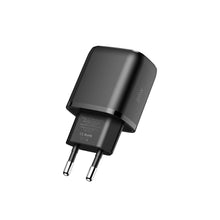 Заредете изображение във визуализатора на галерията – Tech-Protect C20W USB-C PD 20W / USB-A QC 3.0 network charger - black
