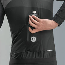 Заредете изображение във визуализатора на галерията – Rockbros cycling jersey 15120009003 long sleeve spring/summer L - black
