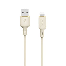 Заредете изображение във визуализатора на галерията – Dudao L7SL USB-A - Lightning 5A cable 1m - beige
